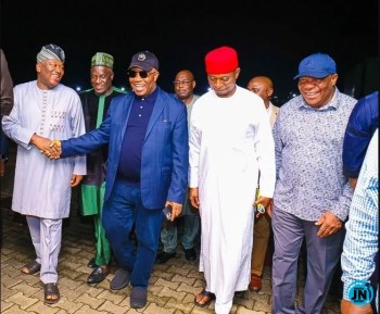 Akpabio back from London, dismisses illness rumours Akpabio back from London, dismisses illness rumours